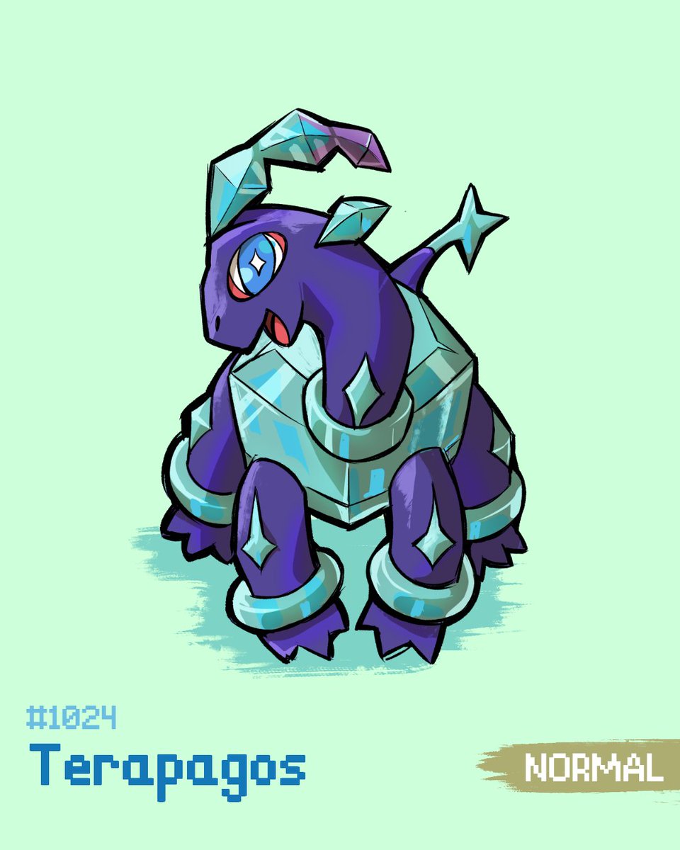 silvachito's tweet photo. #pokemon A happy terapagos https://t.co/fcLV0qCSN2