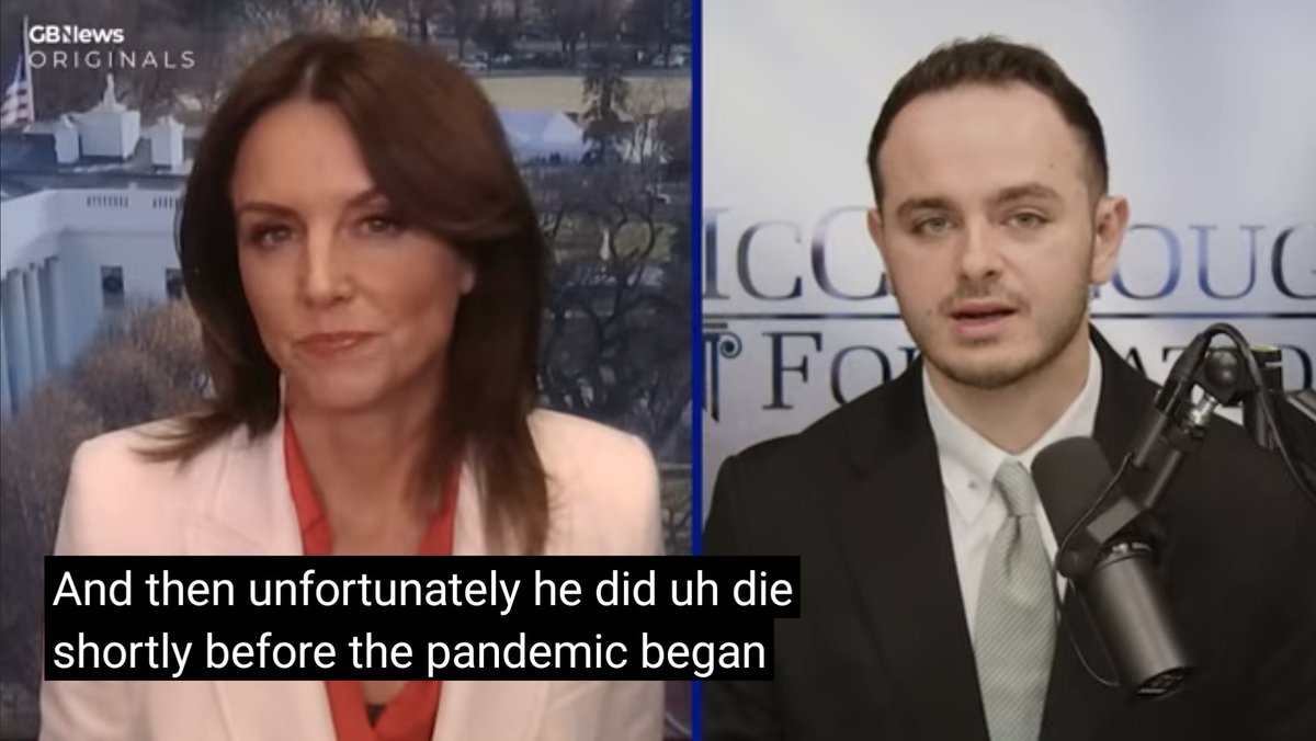 _johnbye's tweet photo. 🧵 The latest GB News Original sees Bev Turner and guest Nic Hulscher rehashing misinformation from 5 years ago, claiming that 86% of PCR tests were "wrong".

While also casually implying that the man who invented PCR may have been bumped off just before the pandemic began. 🙄 https://t.co/q3lyE6gd58