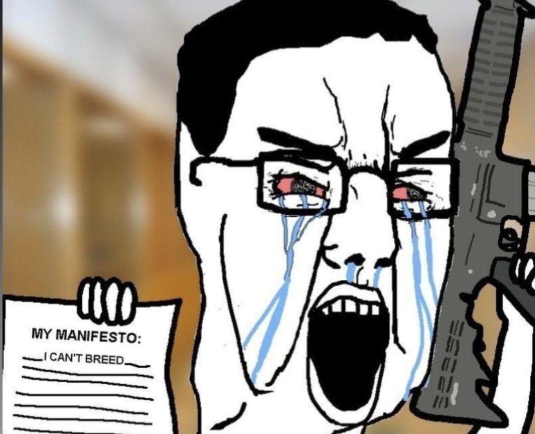 Being unattractive and calling it "literal white-genocide" has got to be the biggest self-own in history.