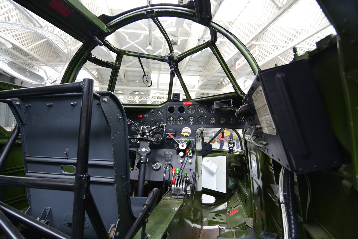 RKW1899's tweet image. #AlphabetChallenge #WeekWforWindows
Inside the Cockpit
A Bristol Blenheim light bomber