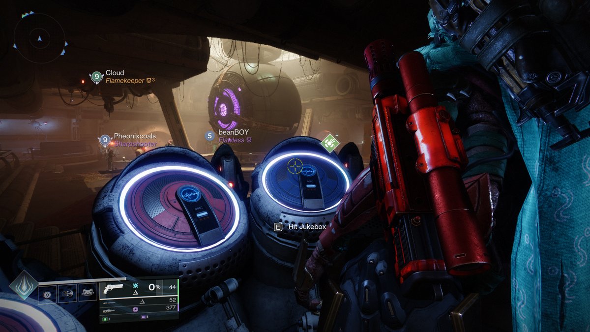 PSA to Destiny 2 creators getting copyright claims/takedowns because of Hope for the Future being in the cantina music playlist, you can turn off the cantina music by going to the DJ setup at the back on the room.

#Destiny2Renegades #destiny2