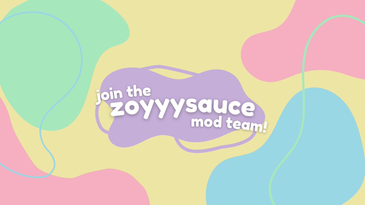 zoyyysauce's tweet image. im looking to expand my mod team!

with getting rid of a few mods due to inactivity, jumping back into more full-time streaming soon, and streaming on twitch and kick, we need more support!

i’m looking several twitch and kick mods! 
apply here: form.jotform.com/253357707550056