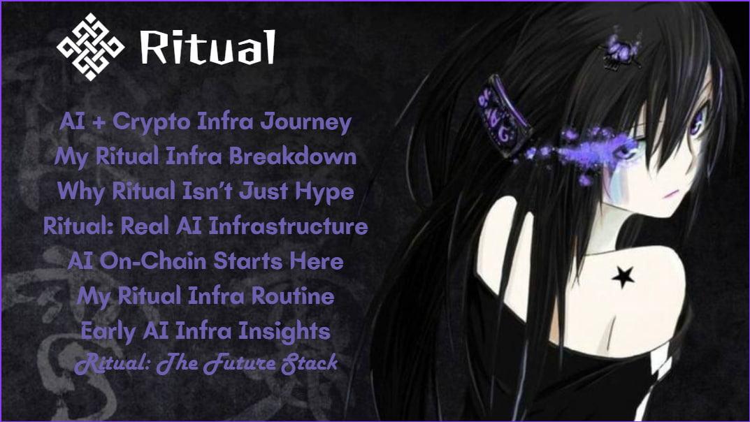 Blinqo3_80's tweet image. Ritual, for me, now looks like that point where “AI + crypto” stops being just a buzzword combo and turns into real infrastructure with numbers, nodes, and an economy you can actually plug into and do stuff with every day.​

My “Ritual ritual” with numbers
For me it’s no longer…