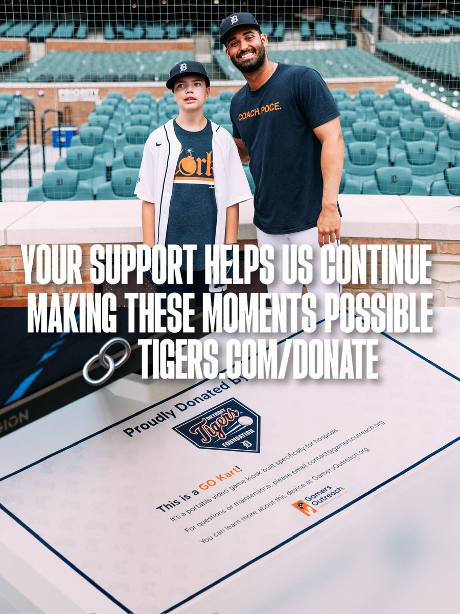 Detroit Tigers Community Impact tweet media