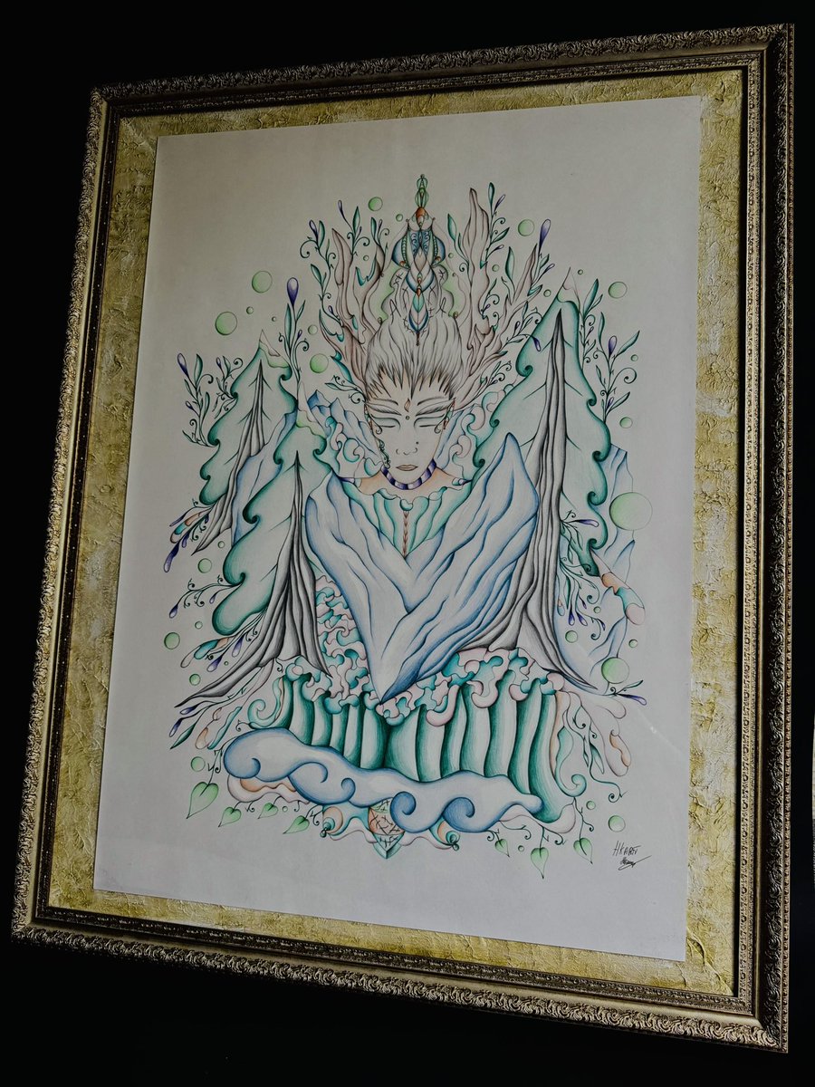 This is me and the part of me that only exists when I create