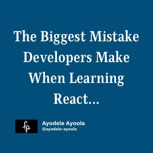 lazy_programma's tweet image. The biggest mistake developers make when learning React?
Chasing Redux, routing &amp;amp; advanced patterns…
while skipping the fundamentals.

Master this first:

• Component lifecycle
• Props vs state
• Render behavior
• Pure components
• Virtual DOM

Nail the basics. Everything…