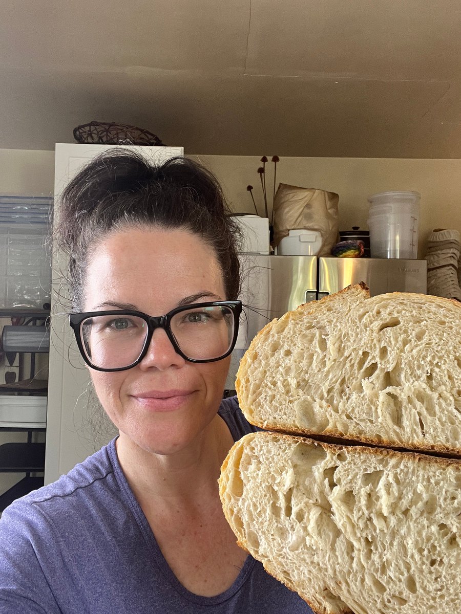 WhitedoveGannon's tweet image. Wanna make sourdough bread right in your own oven?!

You can, with my help!

I don&apos;t share this often, but thought I&apos;d mention it here...I have a whole video course on baking delicious sourdough bread.

A few months ago I filmed the entire process, from start to crusty delicious…