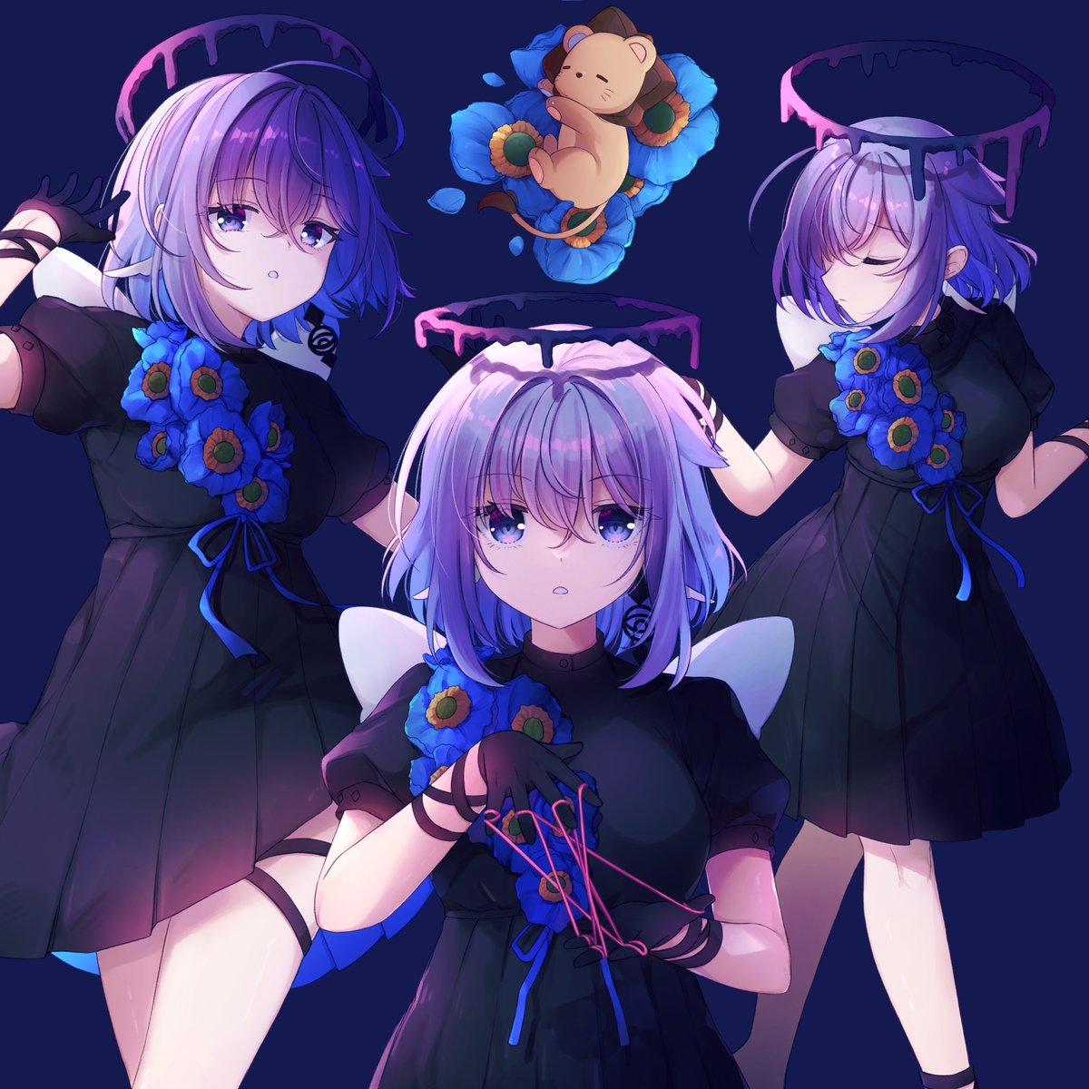 MECONOPSIS self cover illusts🪻 #SnowWingsIllust