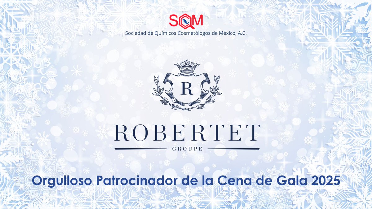 ROBERTET, orgulloso patrocinador de la Cena de Gala SQCM, 28 de noviembre de 2025.