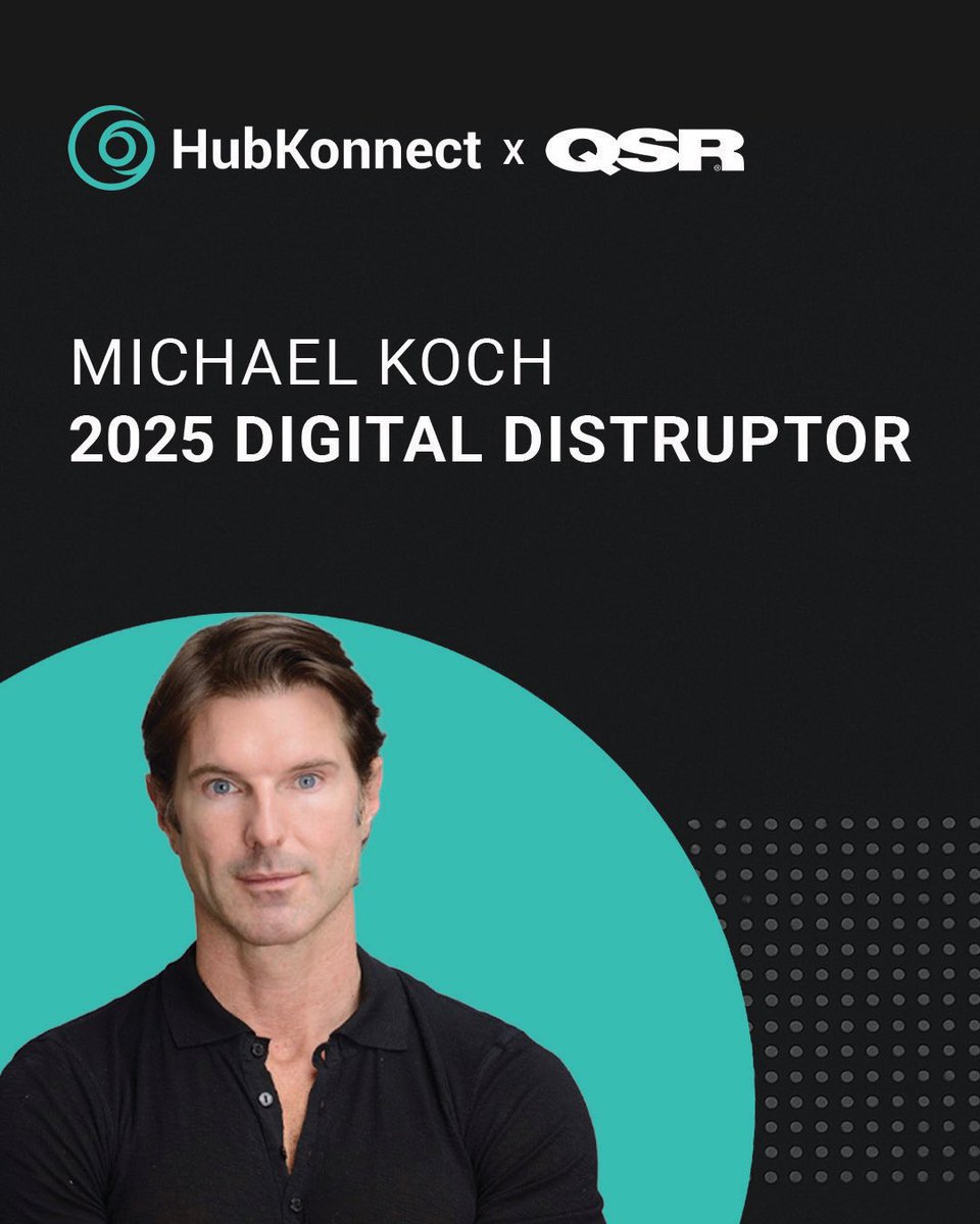 Congratulations to our CEO Michael Koch  on being named a 2025 QSR Magazine Digital Disruptor! 

We continue to redefined how multi-unit enterprises understand their trading areas, activate local marketing, and scale data-driven growth. We are becoming the foundational