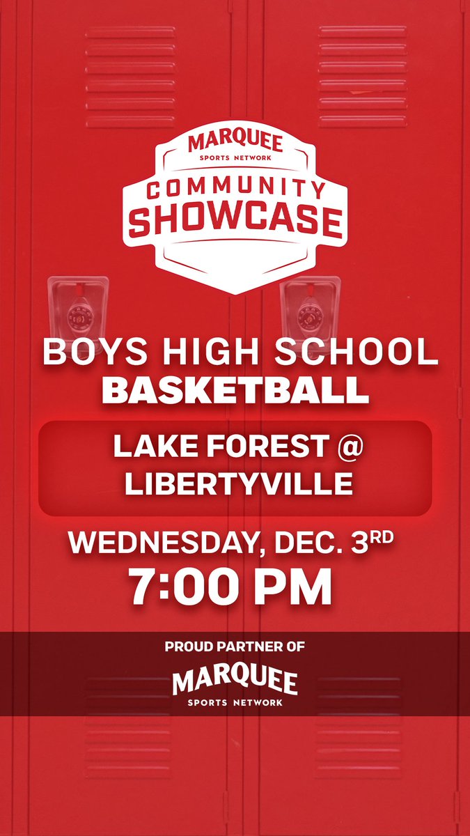 🏀Boys Basketball🏀Wildcats host the Scouts TONIGHT at 7:00pm!!! Wildcat Productions will be broadcasting LIVE on the MARQUEE SPORTS NETWORK! 📹📺

<a href="/Go_LHS_Wildcats/">LHS Athletics</a> <a href="/LHSwildcatBball/">🏀LHS Basketball🏀</a> <a href="/LVilleBands/">Libertyville HS Band</a> <a href="/LHSDance_team/">Libertyville HS Dance Program</a> <a href="/LFHS_Scouts/">Lake Forest HS Athletics</a> <a href="/LFHS_LakeForest/">Lake Forest Community High School D115</a> <a href="/LFBoysHoops/">LFHS Boys Basketball</a> <a href="/LHSCoachDavis/">LHSCoachDavis</a> <a href="/bzyrkowski/">Brian Zyrkowski</a>