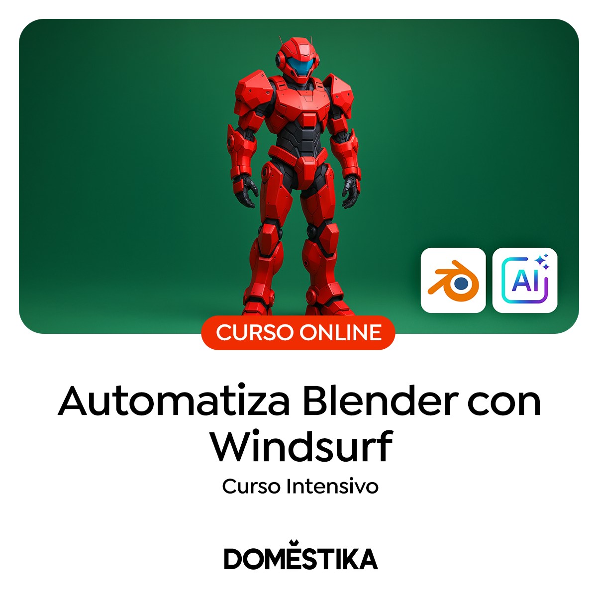 GTechDesignNet's tweet image. #CursoVirtual #IA 🤖 Descubre cómo automatizar tareas en #Blender utilizando scripts de #Python junto a la herramienta de inteligencia artificial #Windsurf, AQUÍ 💻👉 domestika.sjv.io/kOBnWn