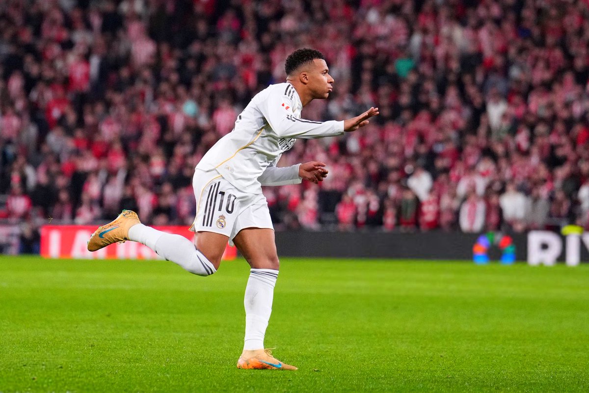 _gjr7's tweet photo. Kylian Mbappe
#ATHRMA - #AthleticRealMadrid https://t.co/hP22R4dD05