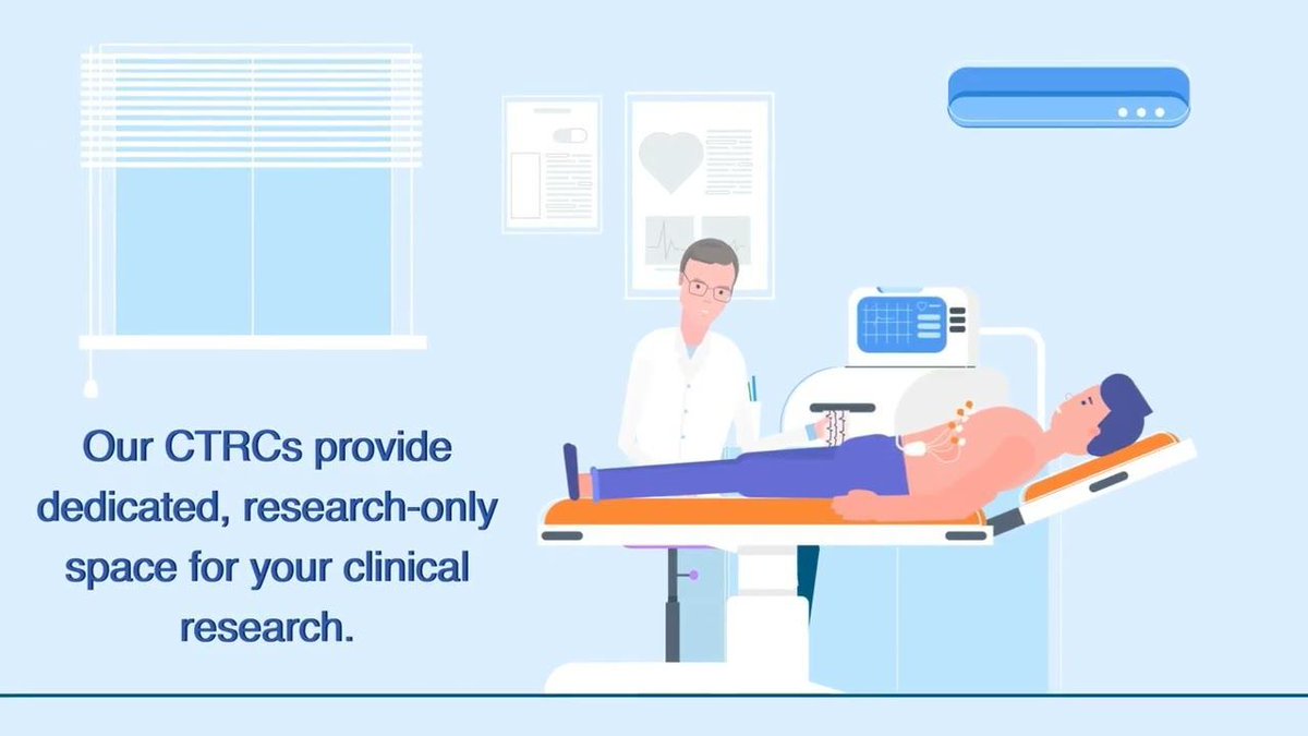 CCTSI's tweet photo. Our Clinical Translational Research Centers (CTRCs) provide dedicated, research-only space and resources like core lab and nutrition services to support your #clinical research studies. Watch to learn more! 👉 https://t.co/2NcsnxShMB

@TomFlaigMD, @COpedsID, @kmess44 https://t.co/MmzB1l4fmh