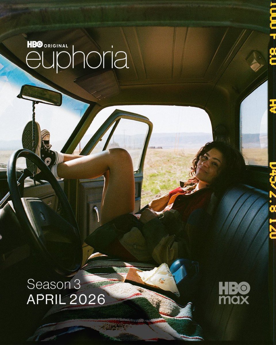 Primer póster para #Euphoria, temporada 3.
Llega en abril por HBO MAX, obviamente.