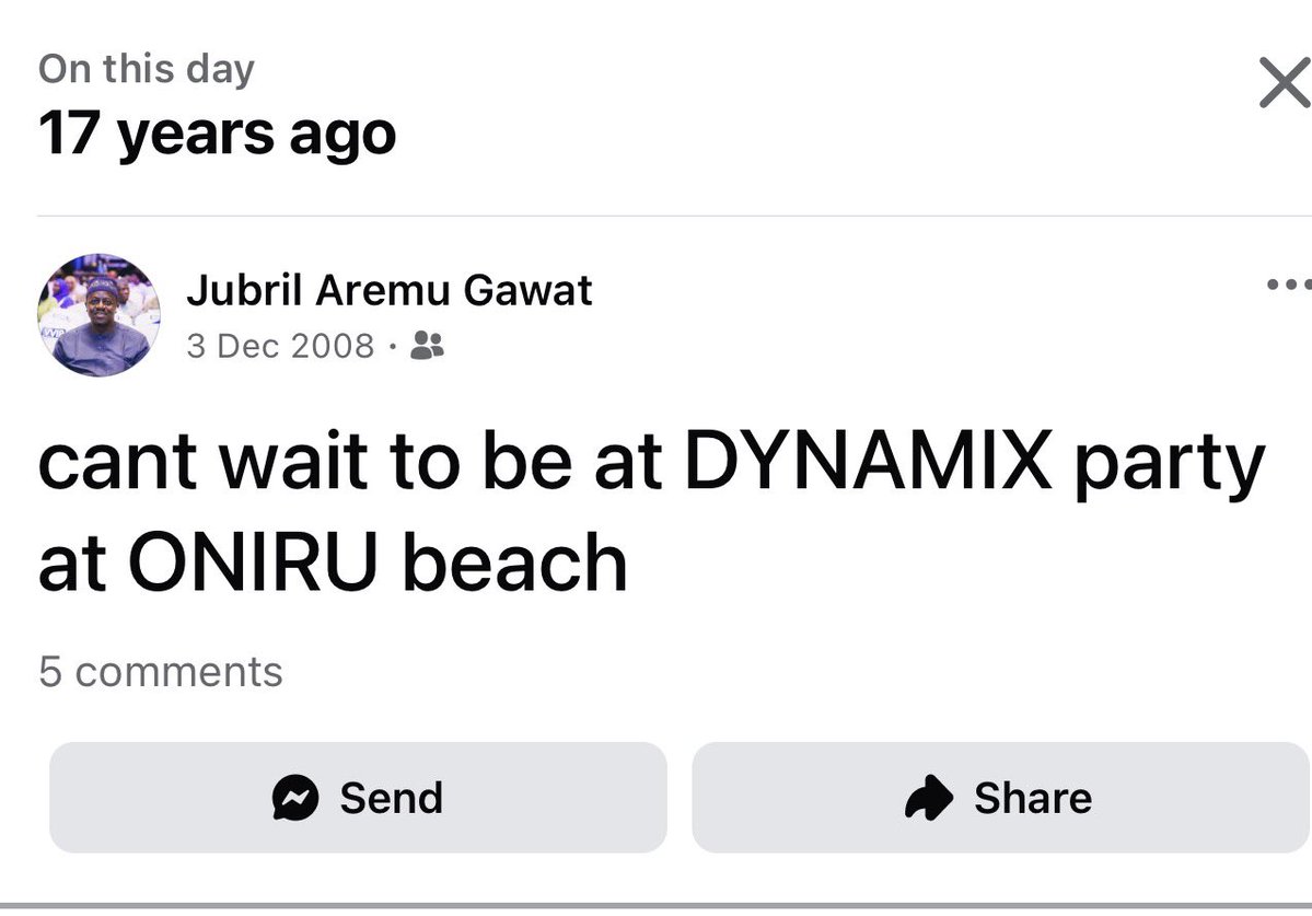 Mr_JAGs's tweet image. FACEBOOK FLASHBACK: When dey run Oniru Beach back the with Don Baba J (not Don jazzy), MJ Anny, Tafa and others … GenZed cannot relate 😁😁