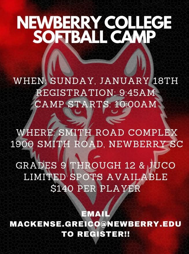 Newberry College SB tweet media