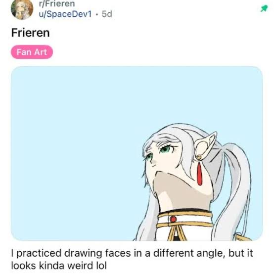 Wip sketch. Even with a perspective box guide it’s still a difficult angle to draw. #FrierenLookingUp #frieren #sketch #artwip