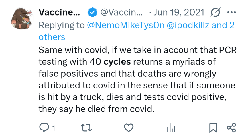 nutz_agent's tweet image. They did a PCR run that involved ****50***** demonic cycles when we all know 40 is way too many

Right mole?