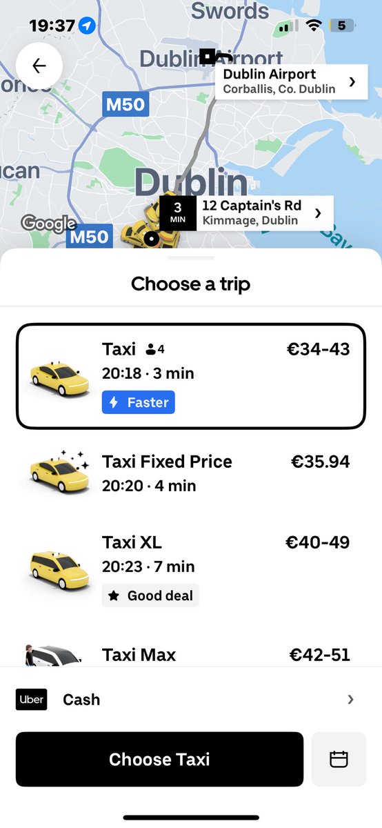 jdarcy0811's tweet photo. Same time and place. 

Big difference. 
#Uber #taxis https://t.co/JpxkfKh9MH