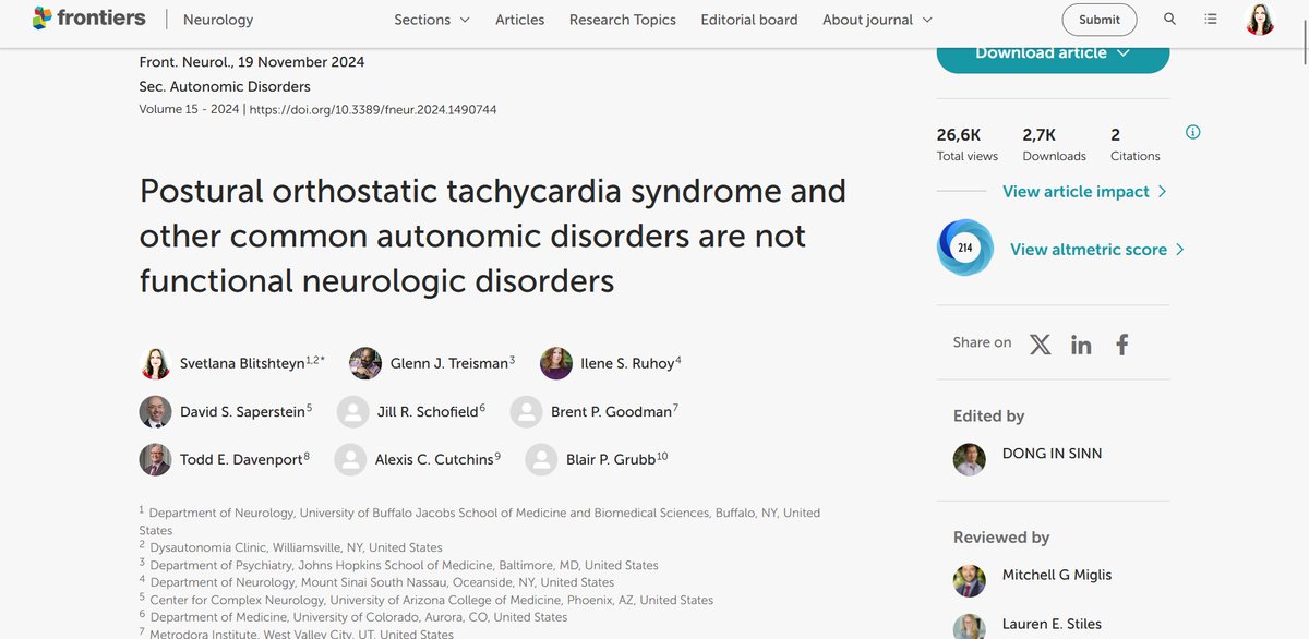 Time and time again I see a lot of misconceptions about #POTS and #dysautonomia among physicians of all specialties. I'll repeat as many times as necessary:
‼️ POTS is not a psychiatric or psychological disorder
‼️ POTS is not a functional neurologic disorder or hysteria
‼️ POTS