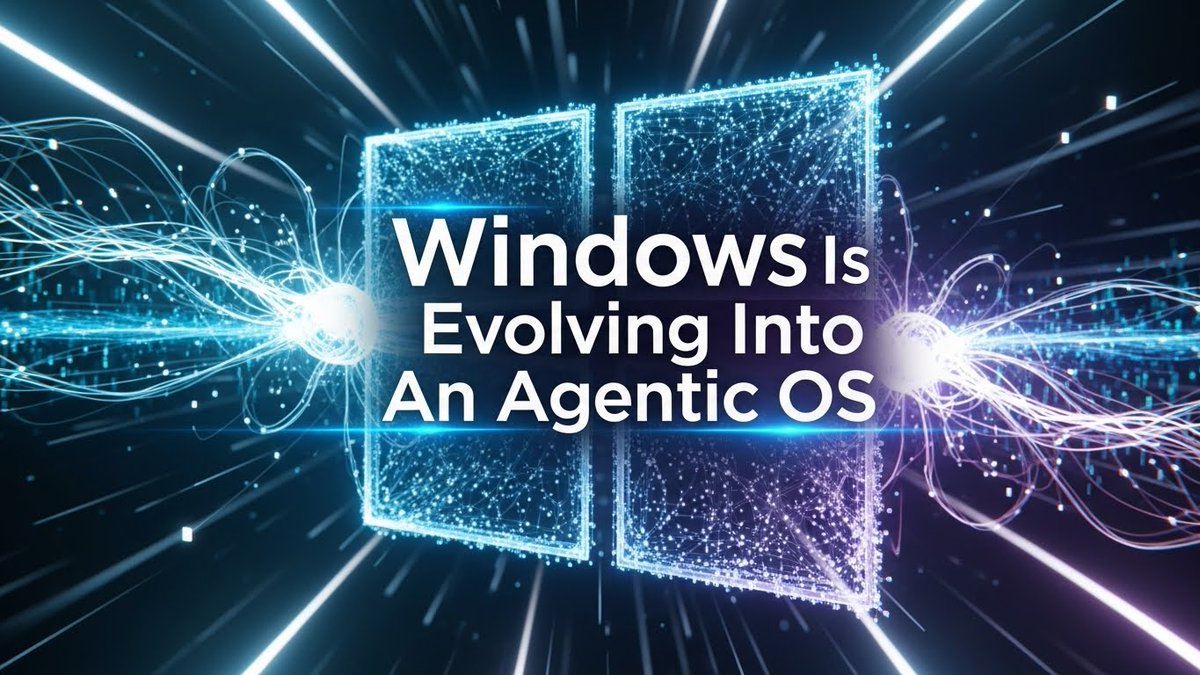 3dGameMan's tweet image. More AI - Windows Is Evolving Into An Agentic OS youtu.be/bjXc9F5Aiso
#AgenticOS #Microsoft #WindowsEvolution #AIagents #CoPilot #OperatingSystem #PrivacyConcerns #DataCollection #TechPolicy #AutonomousComputing #WindowsUpdate #AIinTech #CloudComputing #UserBacklash #Windows12