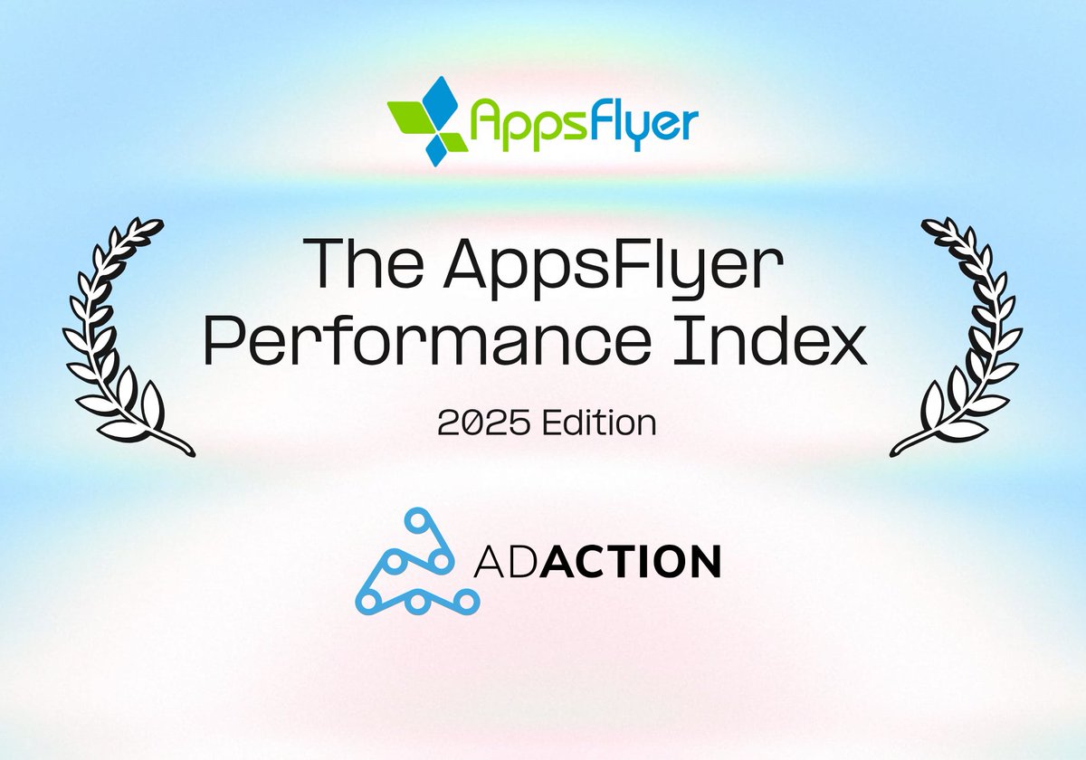 AdActionConnect's tweet image. AdAction has been ranked in the @AppsFlyer Performance Index 2025 across gaming &amp;amp; non-gaming, Android &amp;amp; iOS.

See what this means for your UA strategy 👇 adaction.com/blog/newsroom/… 

Looking for your next growth partner? Let’s talk!  #MobileGrowth #AdTech