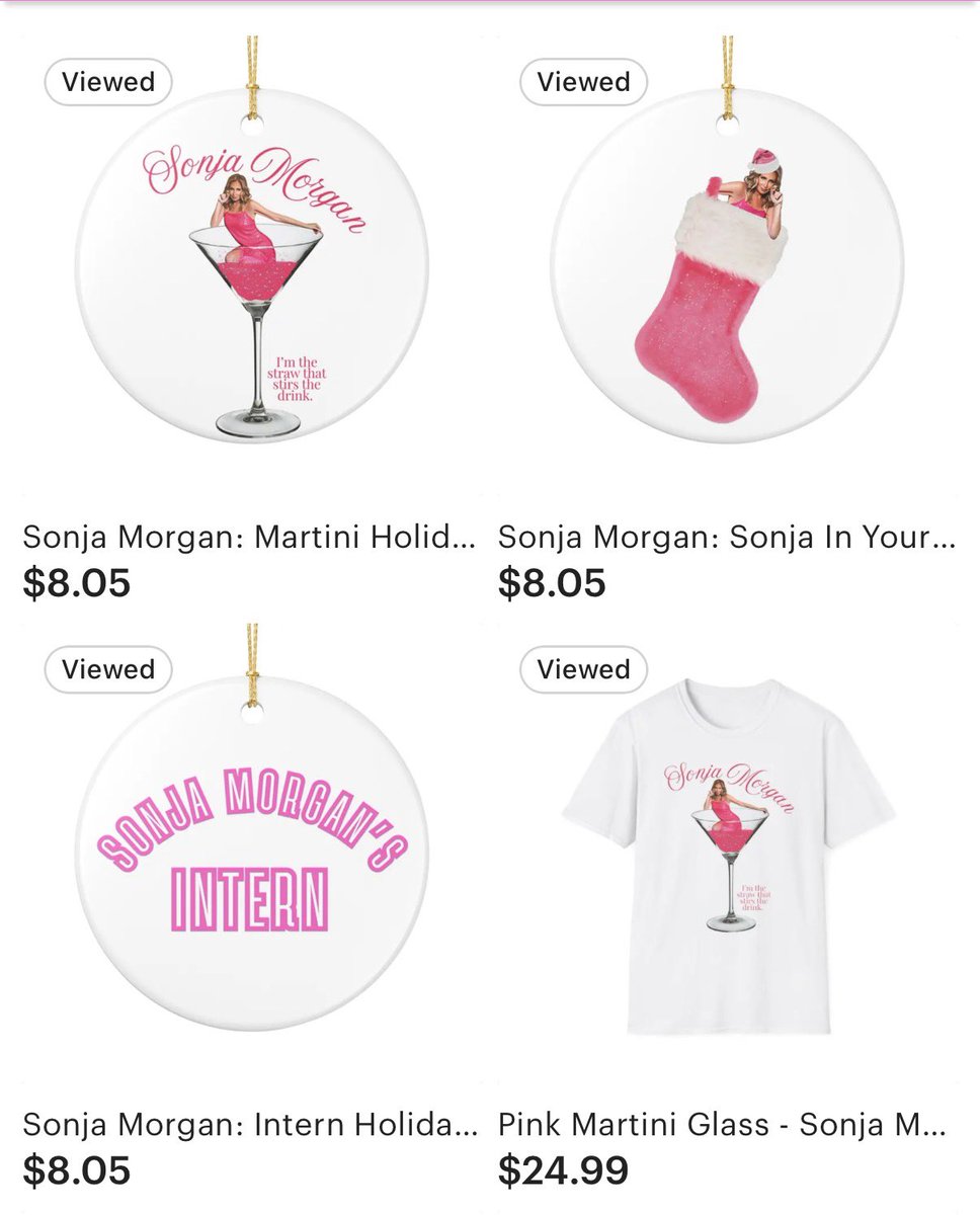 SonjatMorgan's tweet image. Half off Holiday Sale. 
Ornaments, tshirts, hoodies and onsies 
&amp;amp;4-12.99 

SHOP SONJA shopsonjamorgan.com 

ETSY 
etsy.com/shop/ShopSonja… 
#StockingStuffer #HolidayGift #GiftIdeas #OurHONY #BravoTV