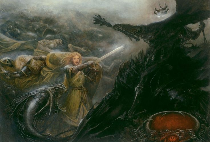 nimgaladh's tweet photo. Eowyn &amp; the Witch-king of Angmar

cr. Matthew Stewart https://t.co/Coy5vwwZiF