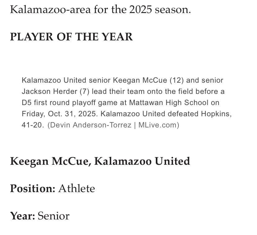 Keegan McCue (S/ATH) tweet media