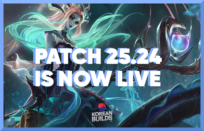 koreanbuilds's tweet photo. The last LoL patch of the year!
25.24 builds now available on https://t.co/rIZTJVaBZQ and https://t.co/kaijH8OHp4 https://t.co/Fzy3gF9Bob