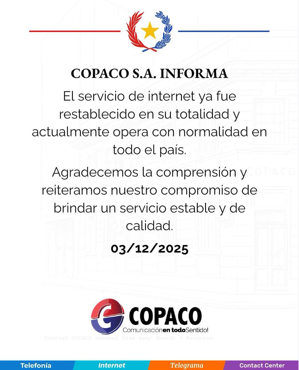 COPACO tweet media