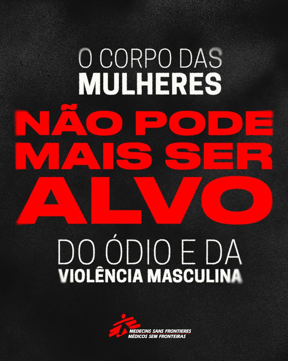 MSF_brasil's tweet image. PELO FIM DA VIOLÊNCIA CONTRA A MULHER!

A violência baseada em gênero e sexual é uma emergência de saúde pública e um problema de todos nós. Aqui e em todo o mundo, o ódio fere, traumatiza e mata.

🔴Se você ou alguém que você conhece precisa de ajuda no Brasil, ligue 180.