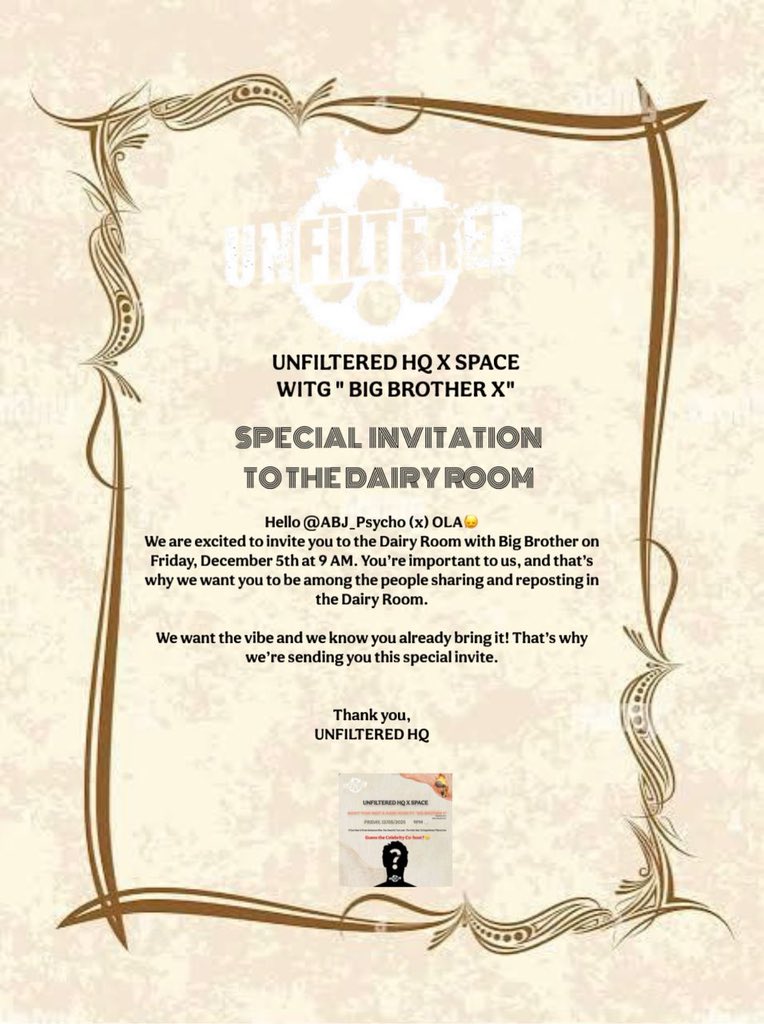 Finally you all would get to hear my experience with one of this x baddies 
Baddie by day bed wetter night😂

Anyways tune in on Friday 9pm 
You wouldn’t want to miss this gist 🔥🔥🔥🔥