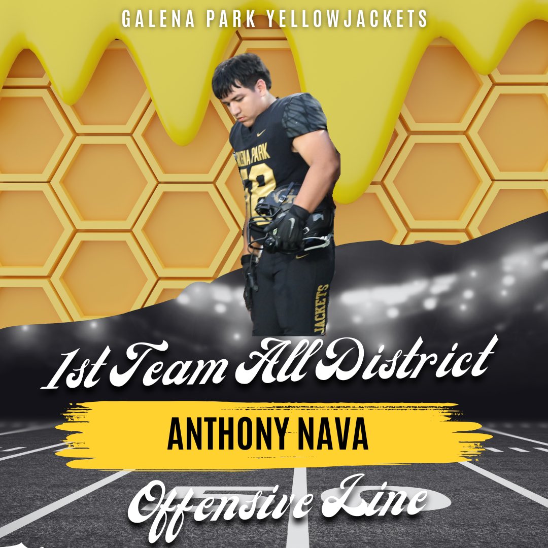 GPHS_Athletics's tweet image. Congratulations to our 2025 Offensive All District Selections! 🐝 🏈@GalenaParkISD @GPHS_GPISD @KaeWalker2