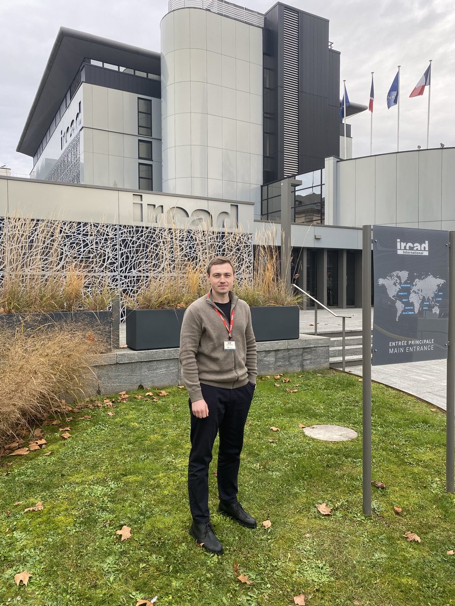 bidula_y's tweet photo. One year ago, I completed training at #IRCAD France, one of the best and most prestigious schools of laparoscopic surgery in the world. 
During my training, I attended dozens of hours of lectures and participated in dozens of hours of surgery (wet lab) under the guidance of leading European professors. 
It was a significant step in my professional development. I am grateful to #IRCAD for such a high level of medical education!