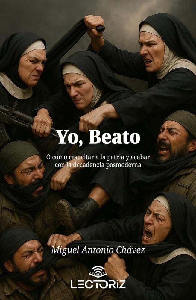 La ficción todo lo puede, incluso que este par pueda leer la distopía sobre un Ecuador alterno gobernado por un autócrata.

Lee #YoBeato, la edición digital. Suscríbete a la plataforma, accede al catálogo y disfruta la novela. lectoriz.com