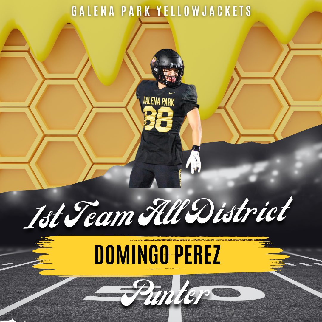 GPHS_Athletics's tweet image. Congratulations to our 2025 Offensive All District Selections! 🐝 🏈@GalenaParkISD @GPHS_GPISD @KaeWalker2