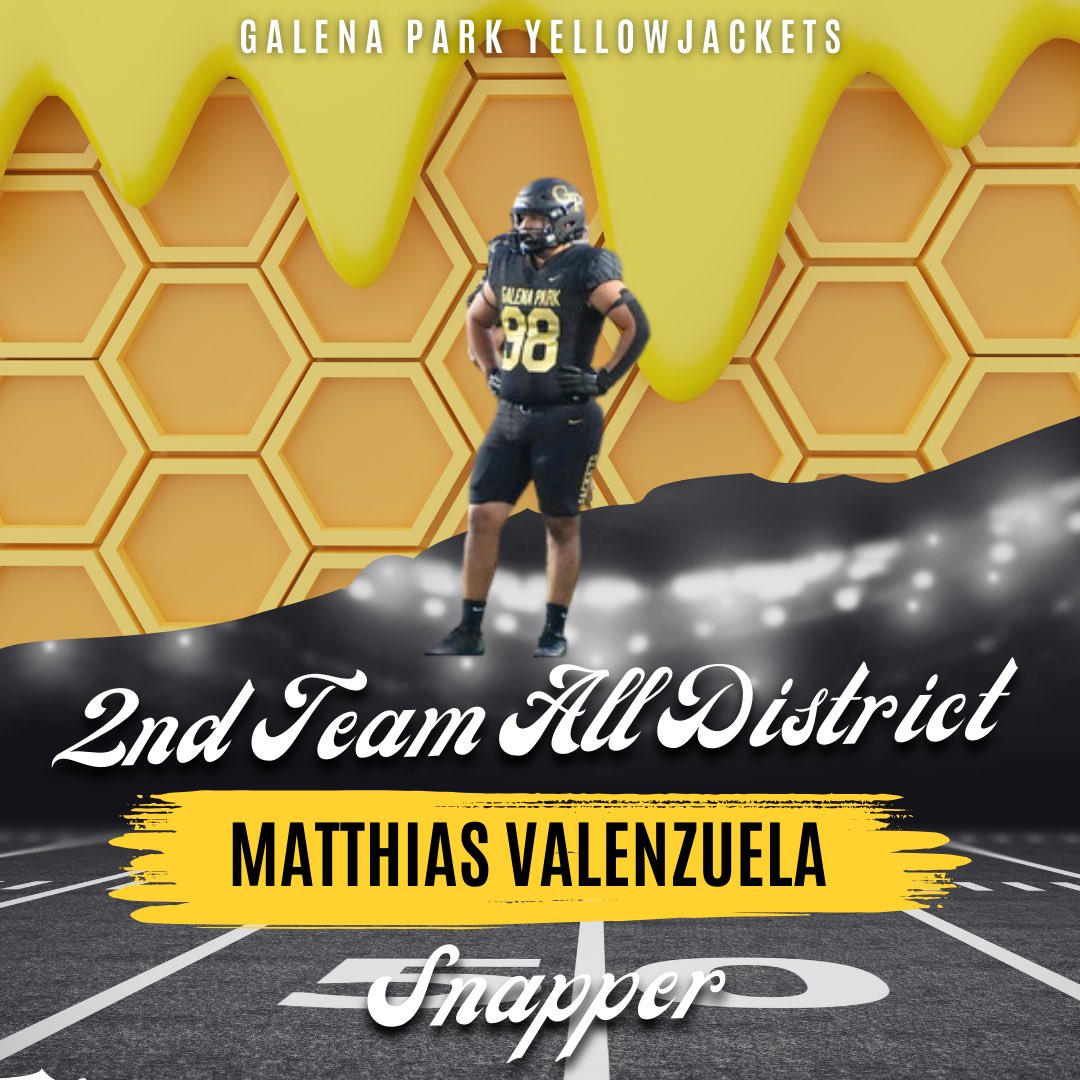 GPHS_Athletics's tweet image. Congratulations to our 2025 Offensive All District Selections! 🐝 🏈@GalenaParkISD @GPHS_GPISD @KaeWalker2