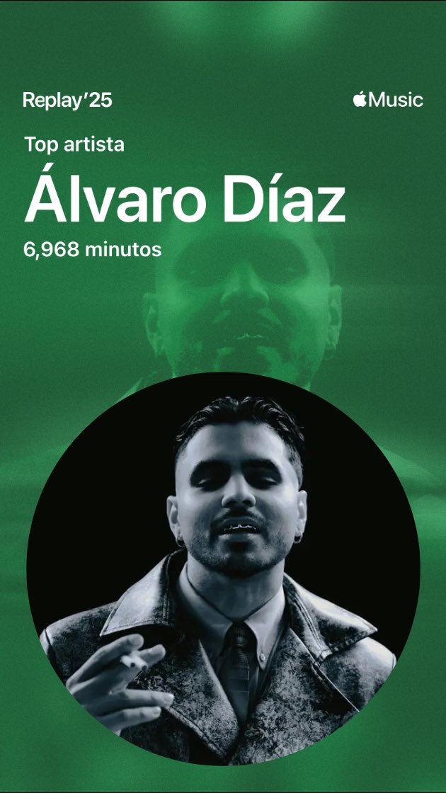 SamuelParedes97's tweet photo. @yoAlvaroDiaz A mitad de año cambié de plataforma y pase de Spotify a Apple Music pero siempre serás el número 1 Rey https://t.co/8z96FB9f1Z