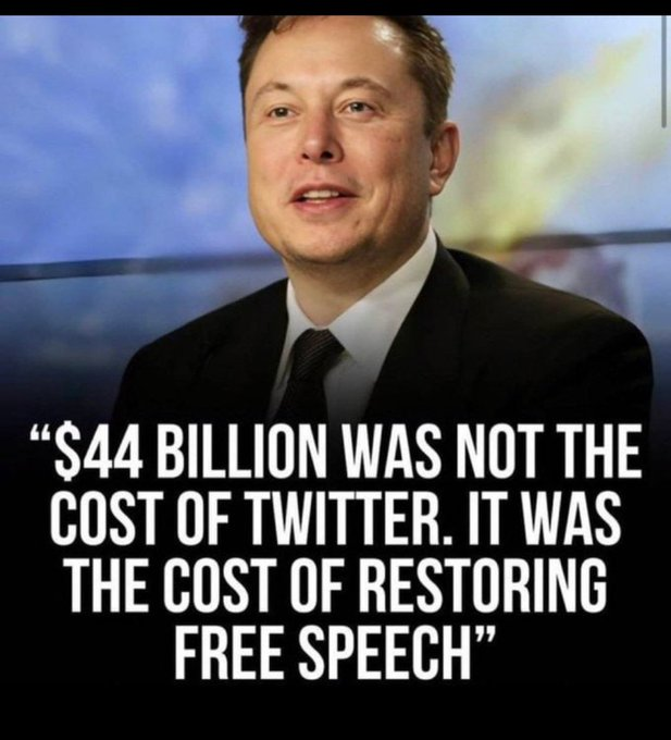 Then <a href="/elonmusk/">Elon Musk</a> KILLED speech by monetizing accounts, which led to a glut of engagement farmers overrunning <a href="/X/">X</a> and pushing actual speech down the algo toilet.