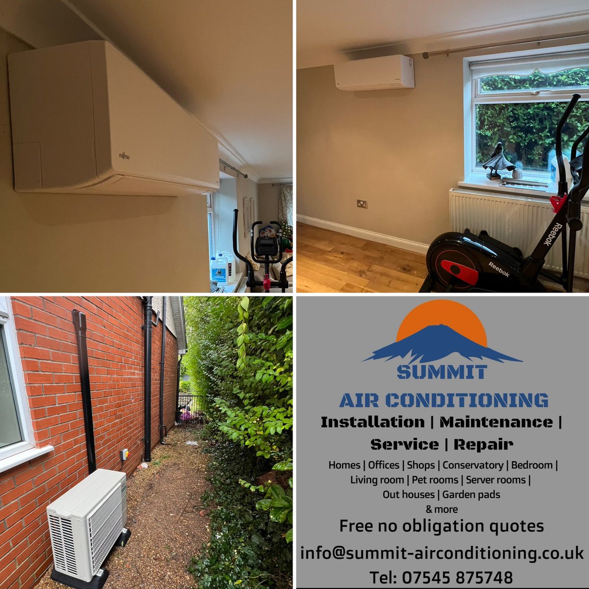 Ready for winter. Our existing customer wanted to keep this space nice and warm for the winter with the bonus of cooling the space in the summer.  #homeairconditioning #energyefficiency #heatingandcooling #temperaturecontrolled  #WIFI