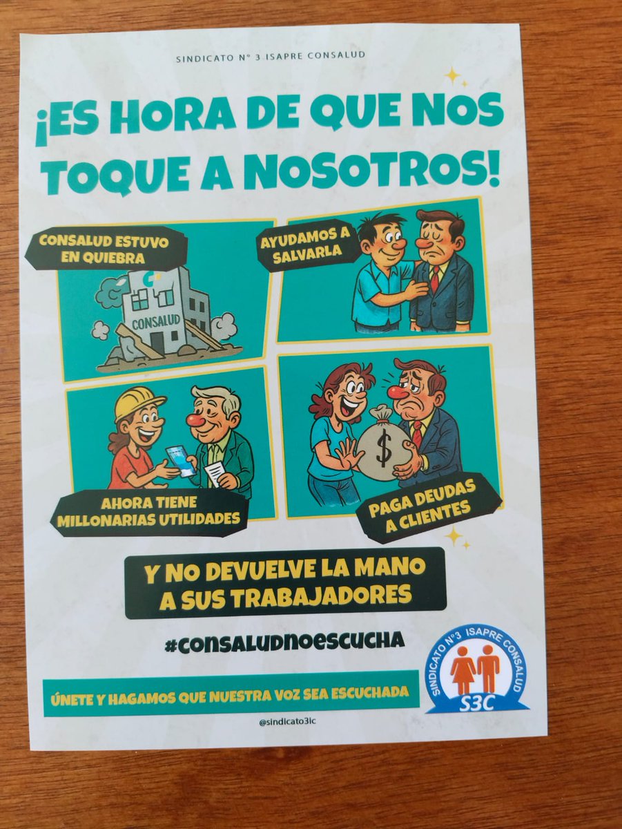 Consalud pasó de la quiebra a tener miles de millones en utilidades, redujo la dotación y no da un trato justo a sus trabajadores, incluso ofreciendo menos que antes de la crisis.
