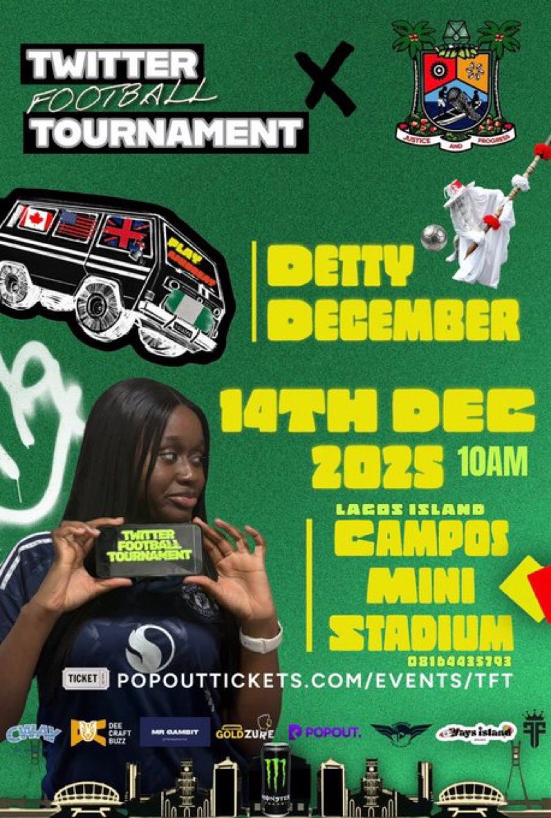 Just 10 days to the Twitter football tournament 🤭 I’ll be there, how about you??? Don’t say i didn’t involve you oo🙄