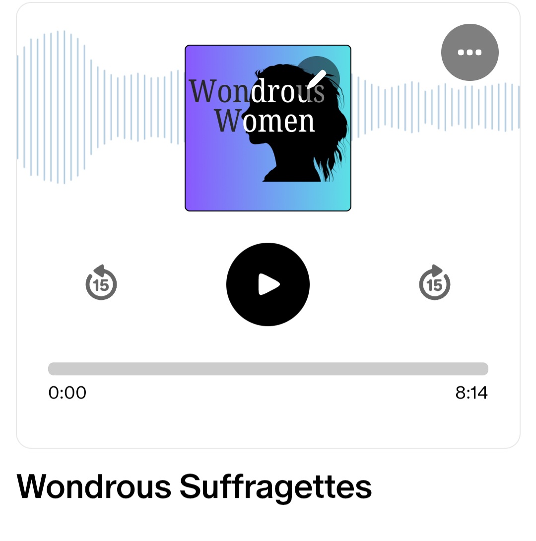 somerset_women's tweet photo. My podcast is live! Catch it on YouTube, Listen Notes, Amazon Music, Apple Podcasts, Spotify etc. 

Question: Who are the wondrous women in your life?

#podcasting #podcast #womenInHistory #podcaster #newpodcast https://t.co/q1fFkr0A4M