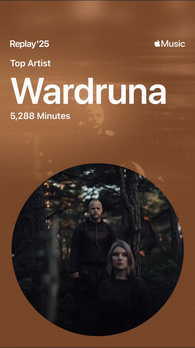 asc_arash's tweet photo. Apple Music Replay 25
A year powered by @Wardruna https://t.co/7jfiW8UIti