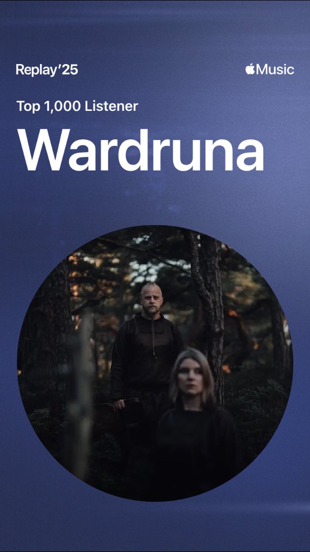 asc_arash's tweet photo. Apple Music Replay 25
A year powered by @Wardruna https://t.co/7jfiW8UIti