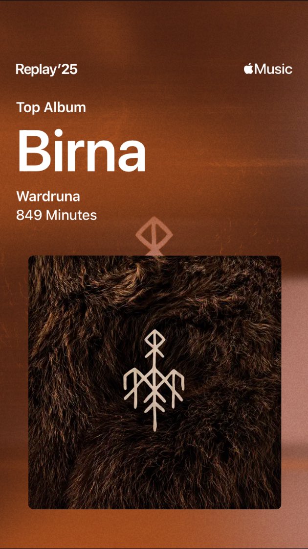 asc_arash's tweet photo. Apple Music Replay 25
A year powered by @Wardruna https://t.co/7jfiW8UIti
