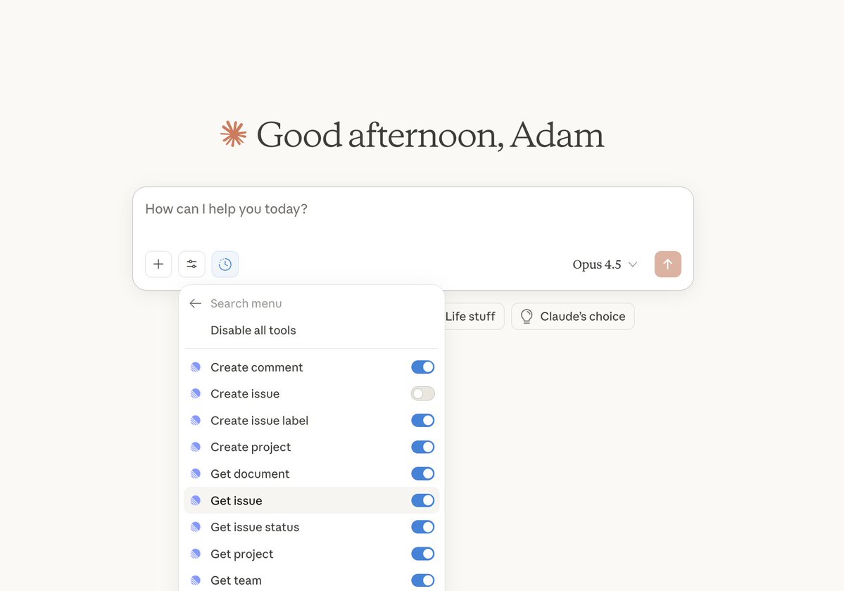 There has to be a better way for opting out of tools in MCP servers.