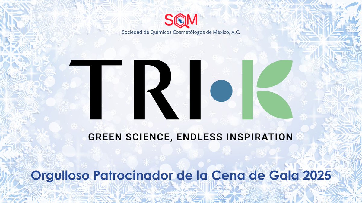TRI-K INDUSTRIES, orgulloso patrocinador de la Cena de Gala SQCM, 28 de noviembre de 2025.